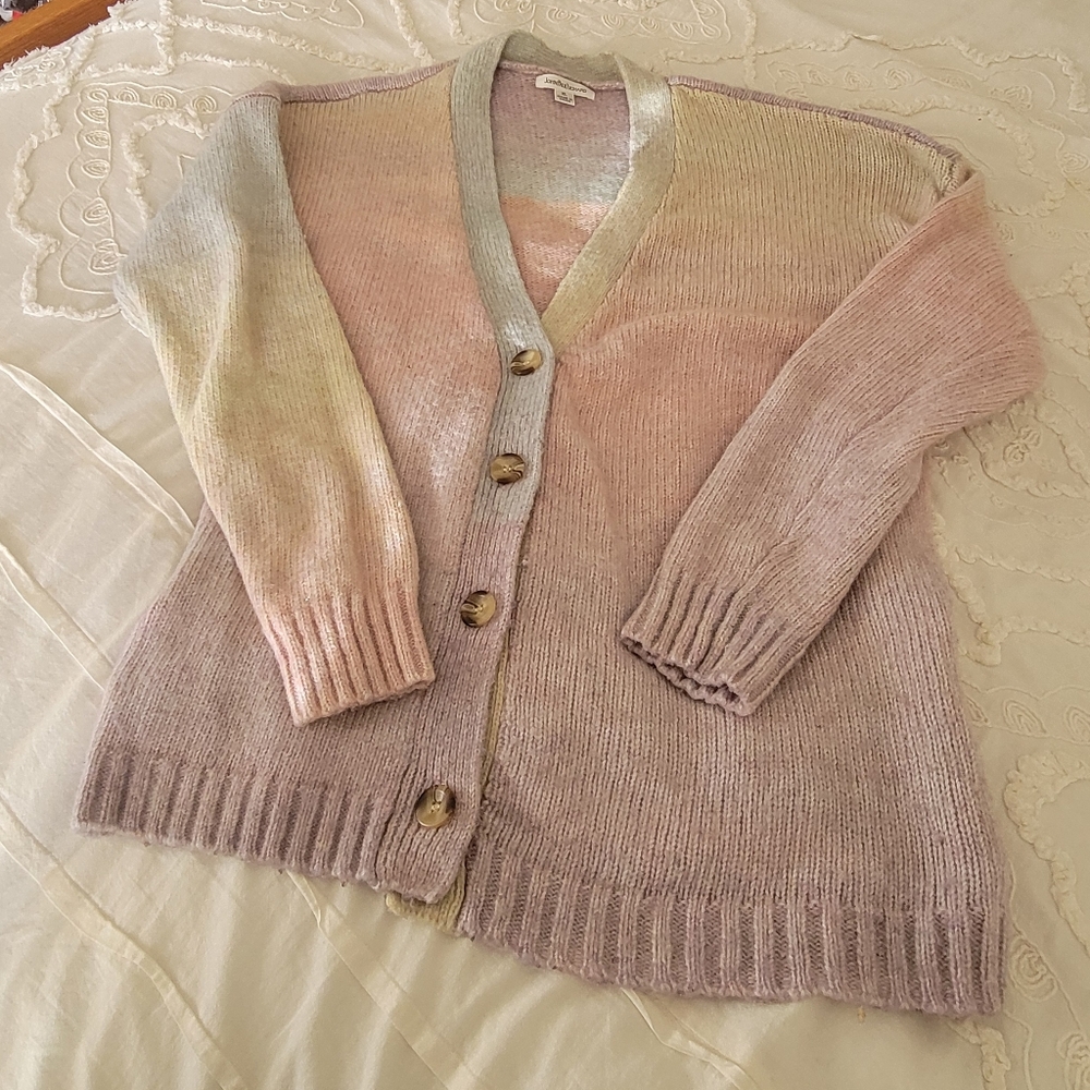 Pastel Ombre Rainbow Cardigan 🩷